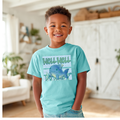 Kids Whale Shirt Youth Ocean Tee Watercolor Design Children Graphic Tee Cute Marine Animal Shirt Comfort Colors Youth Tee Beach Vacation Clothing Summer Wear Perfect Ocean Birthday Party Shirt Whale Lover Gift Children Casual Wear Everyday