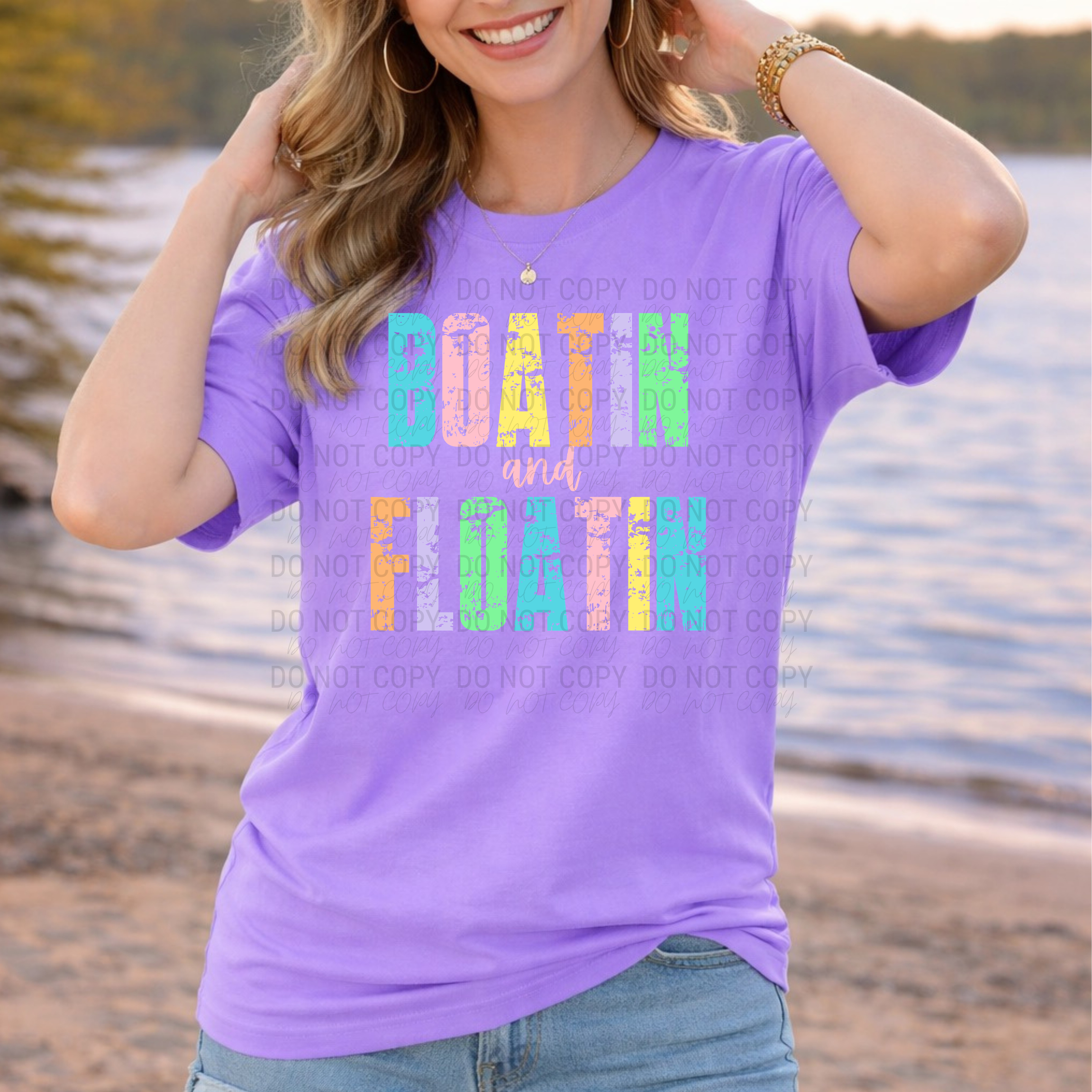 Boatin and Floatin | Comfort Colors | 1717
