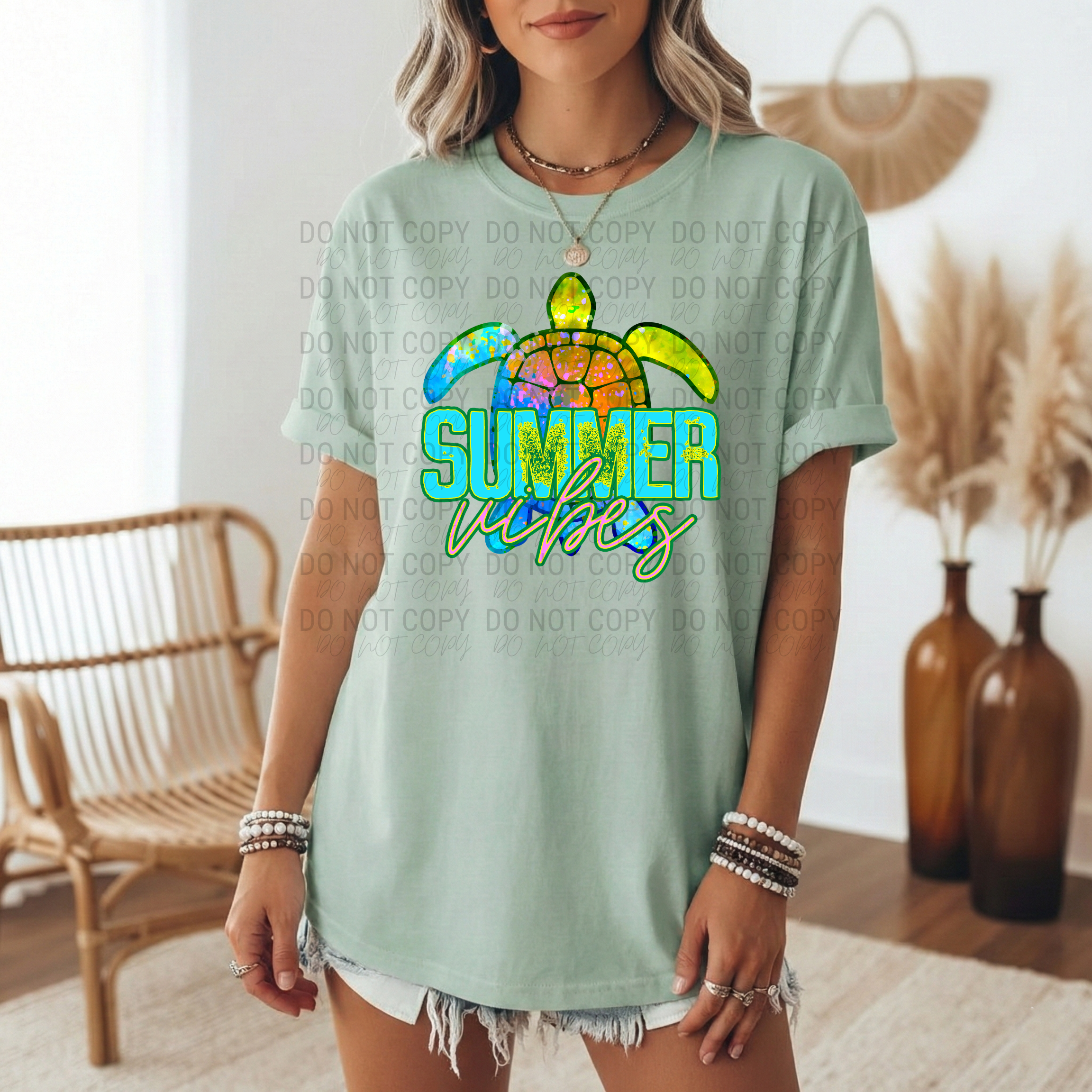 Summer Vibes Turtle | Comfort Colors | 1717
