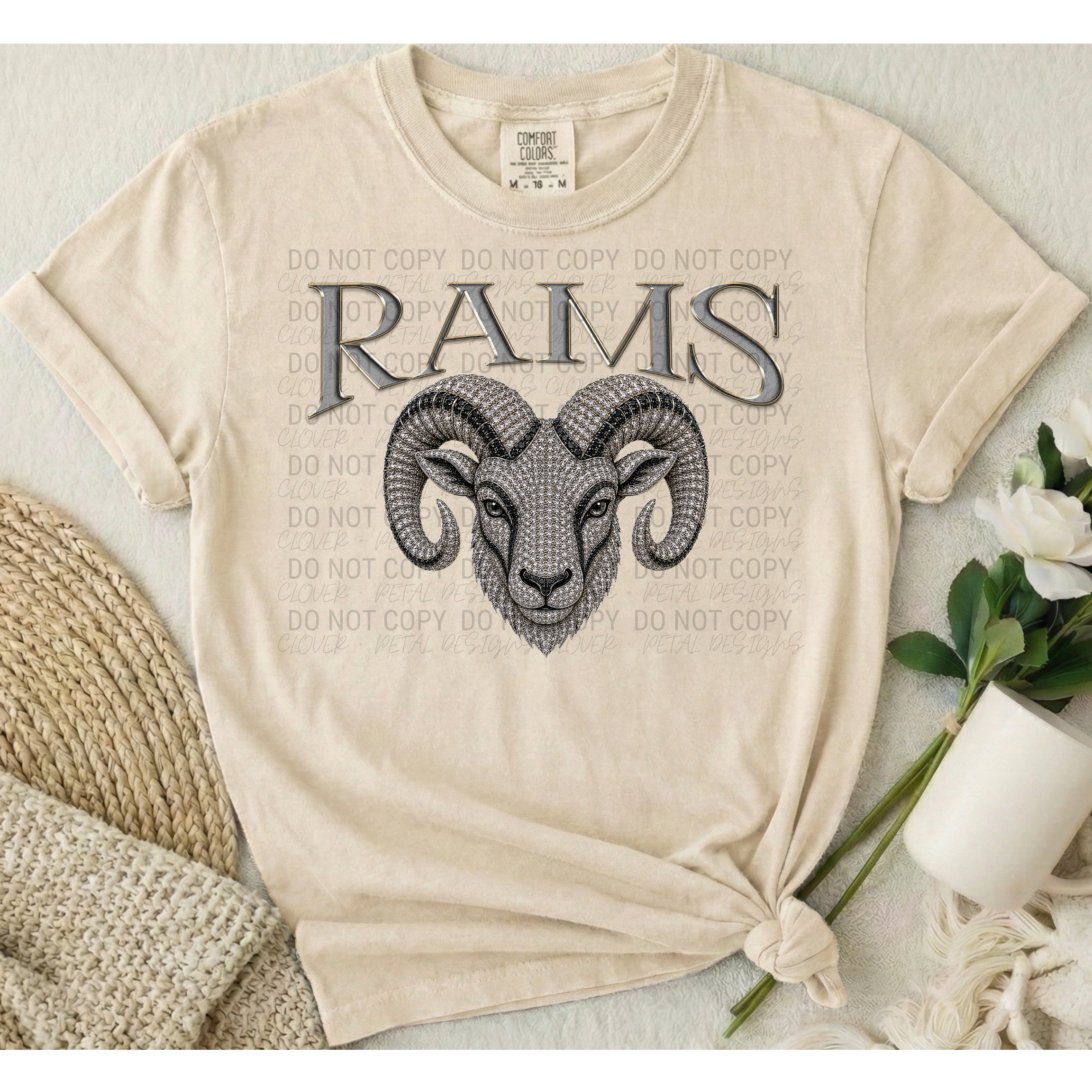 Bling Mascot | Comfort Colors | 9018 Youth Tee