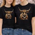 Brushstroke Longhorn | Comfort Colors | 1717