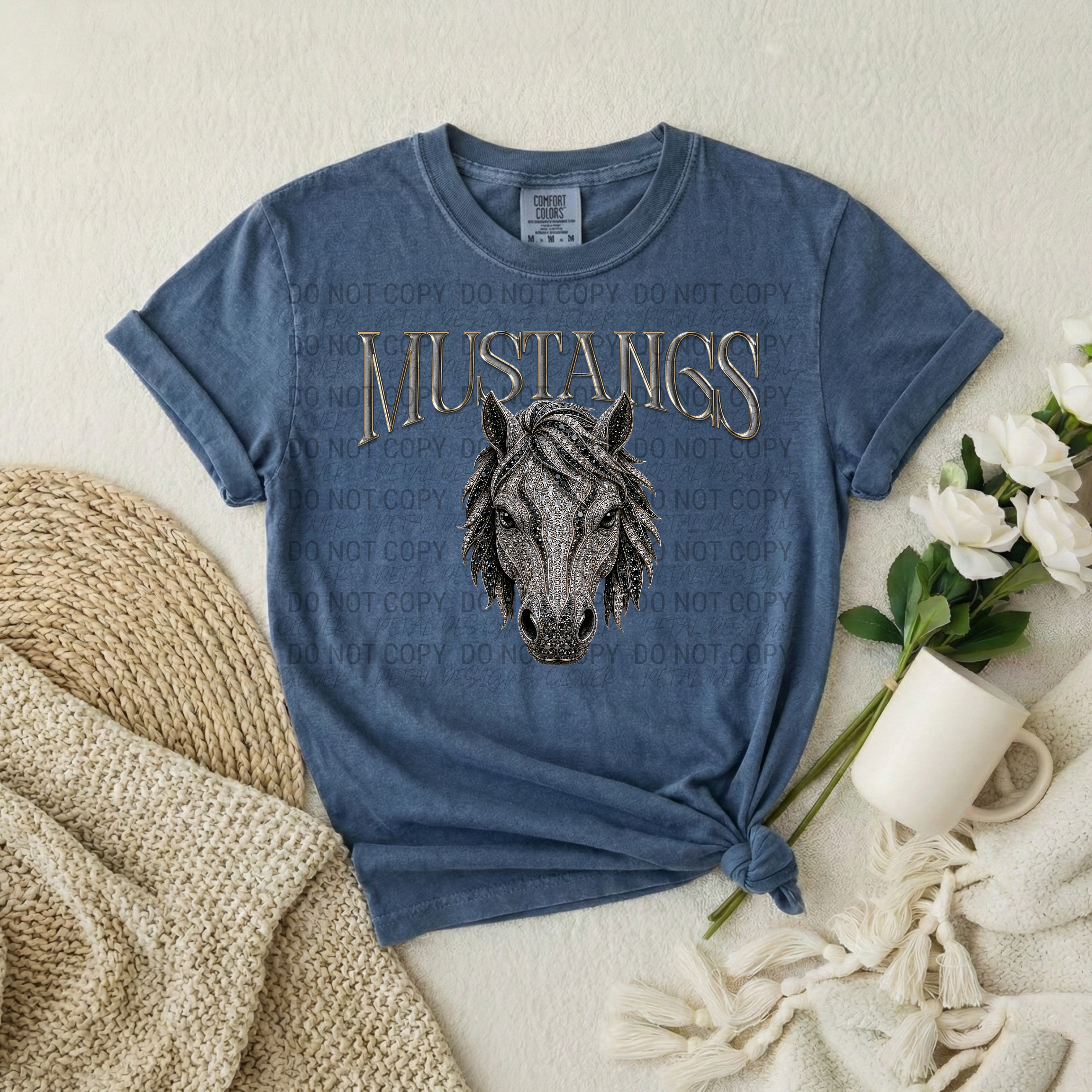 Bling Mascots | Comfort Colors | 1717