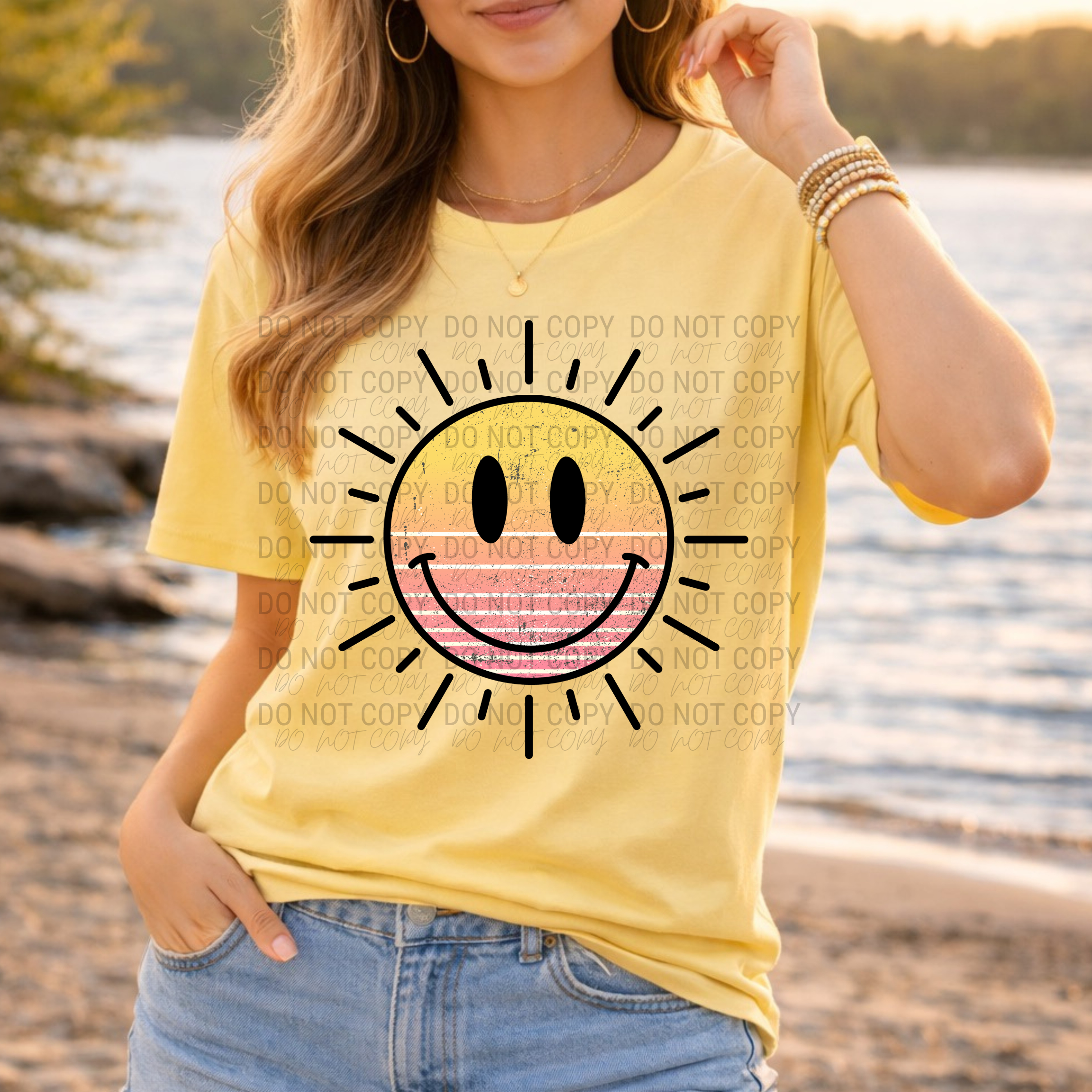 Smiley Sun | Comfort Colors | 1717