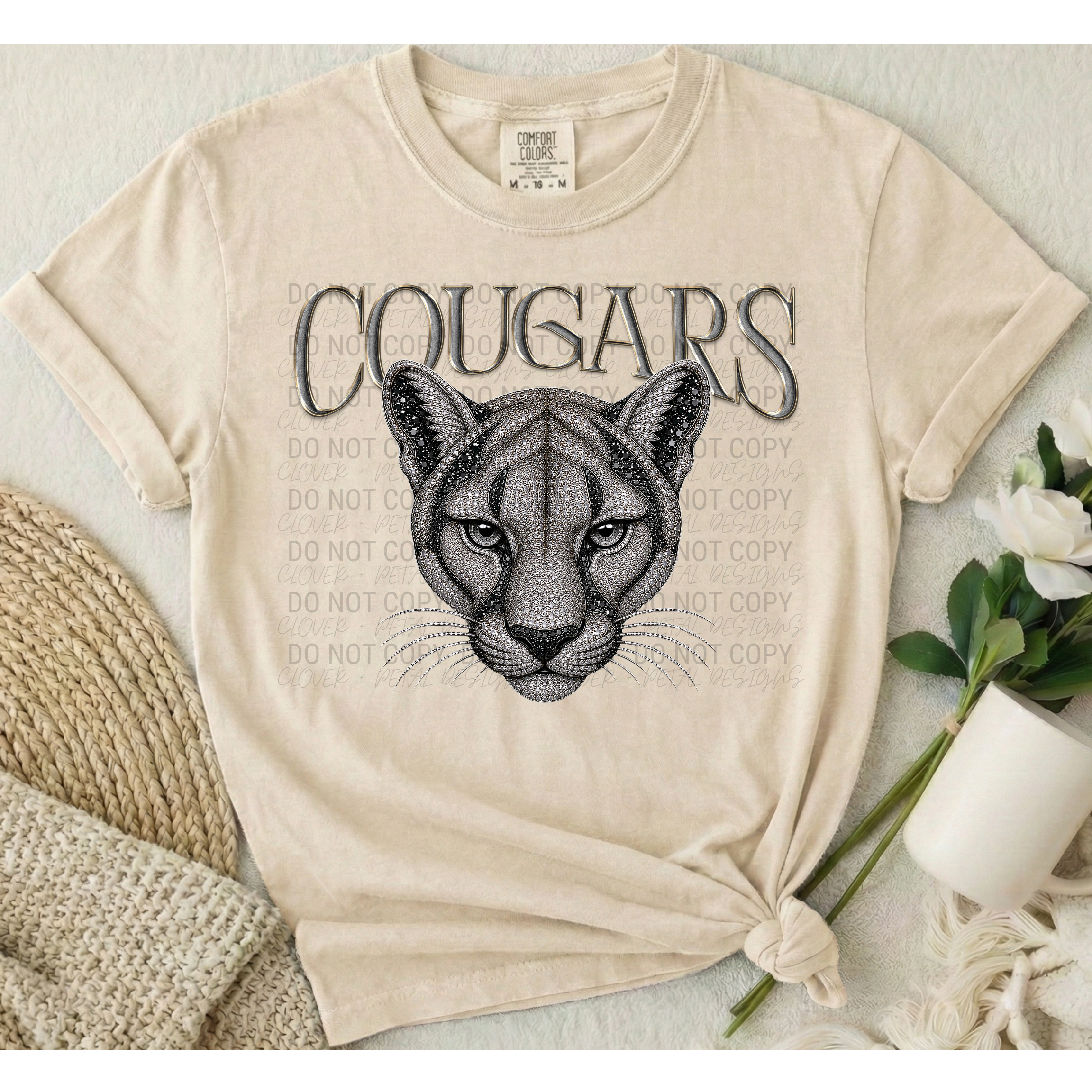 Bling Mascots | Comfort Colors | 1717