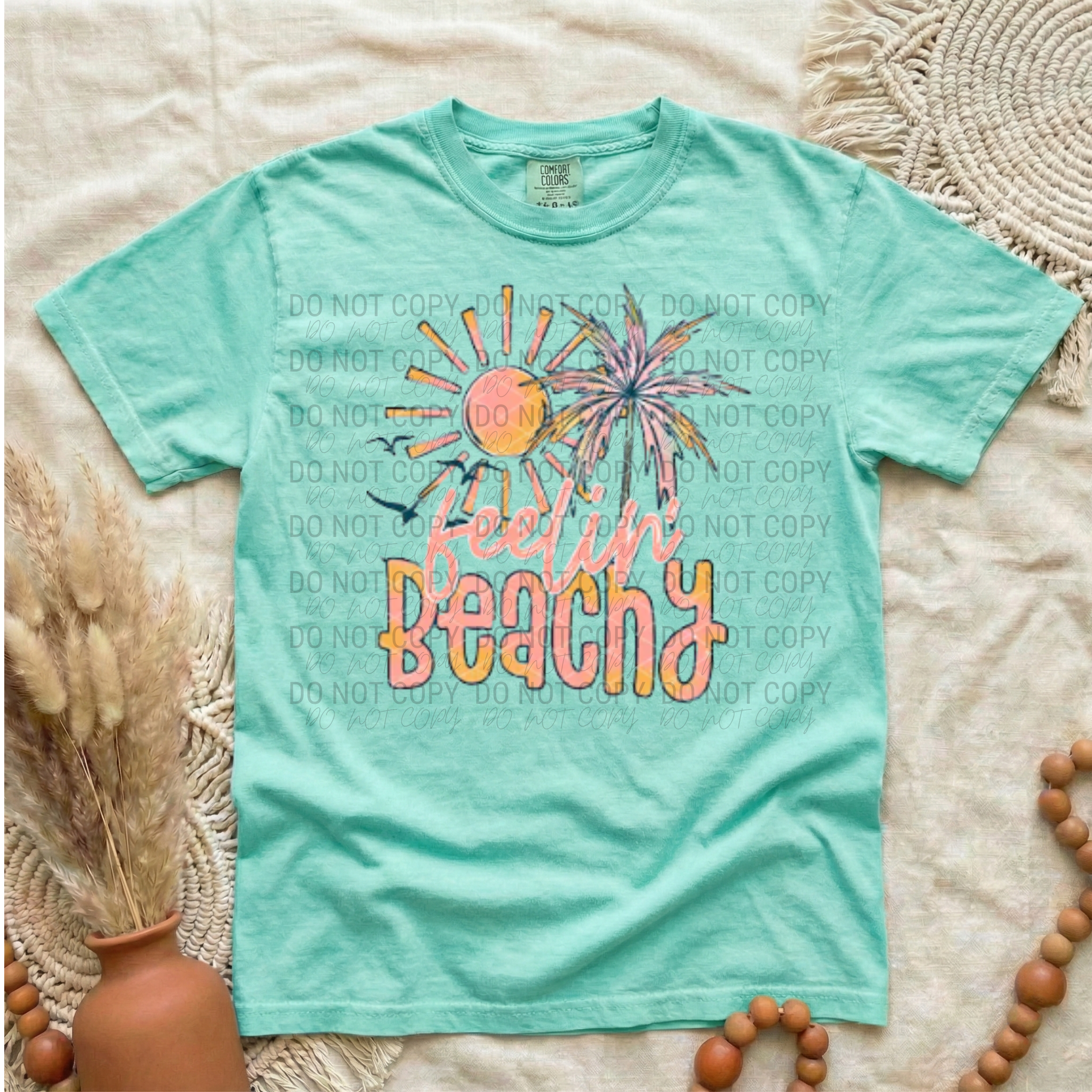 Feelin Beachy | Comfort Colors | 9018 Youth Tee