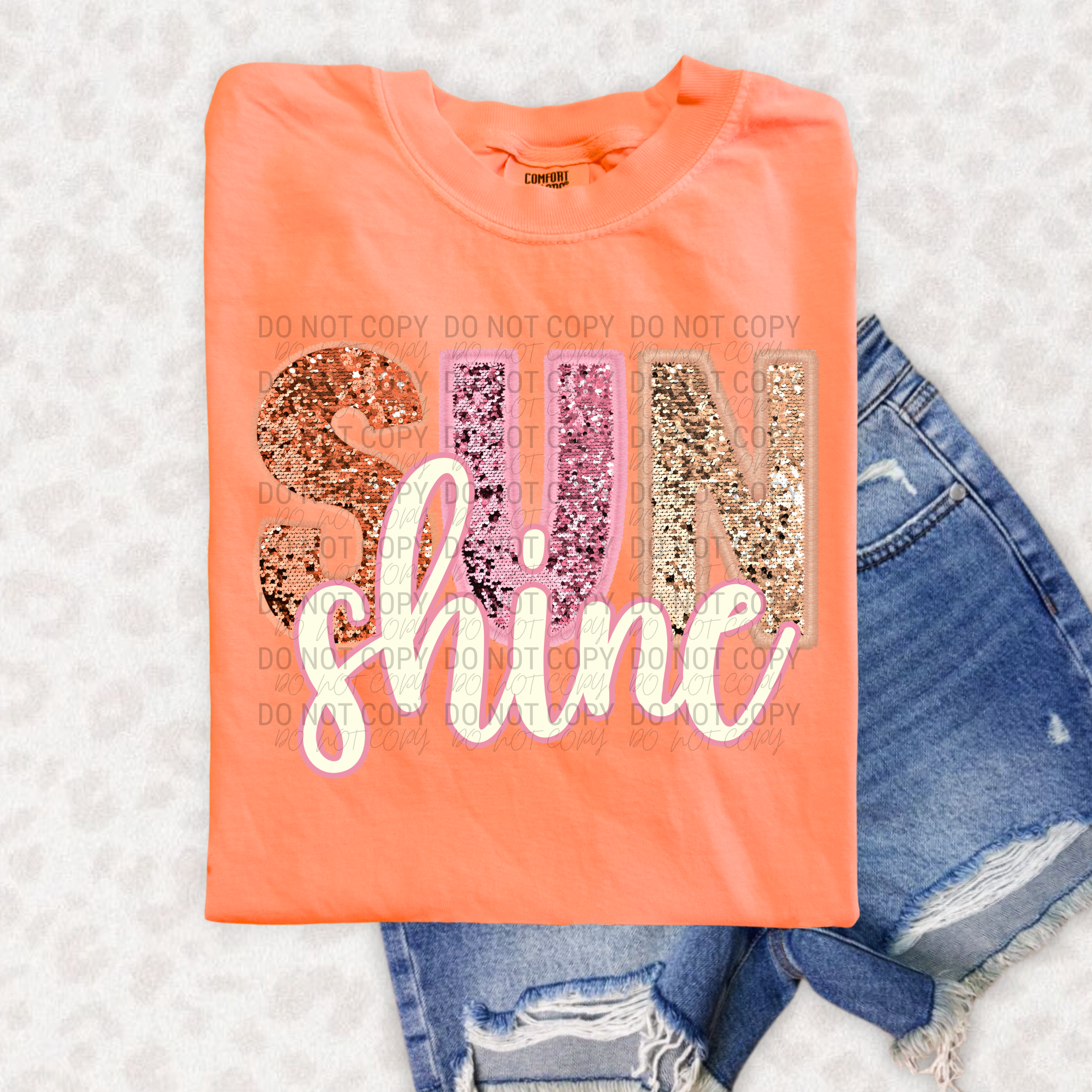 Sunshine Glitter | Comfort Colors | 1717