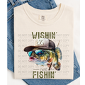 Wishin' I was Fishin' | Comfort Colors | 9018 Youth Tee
