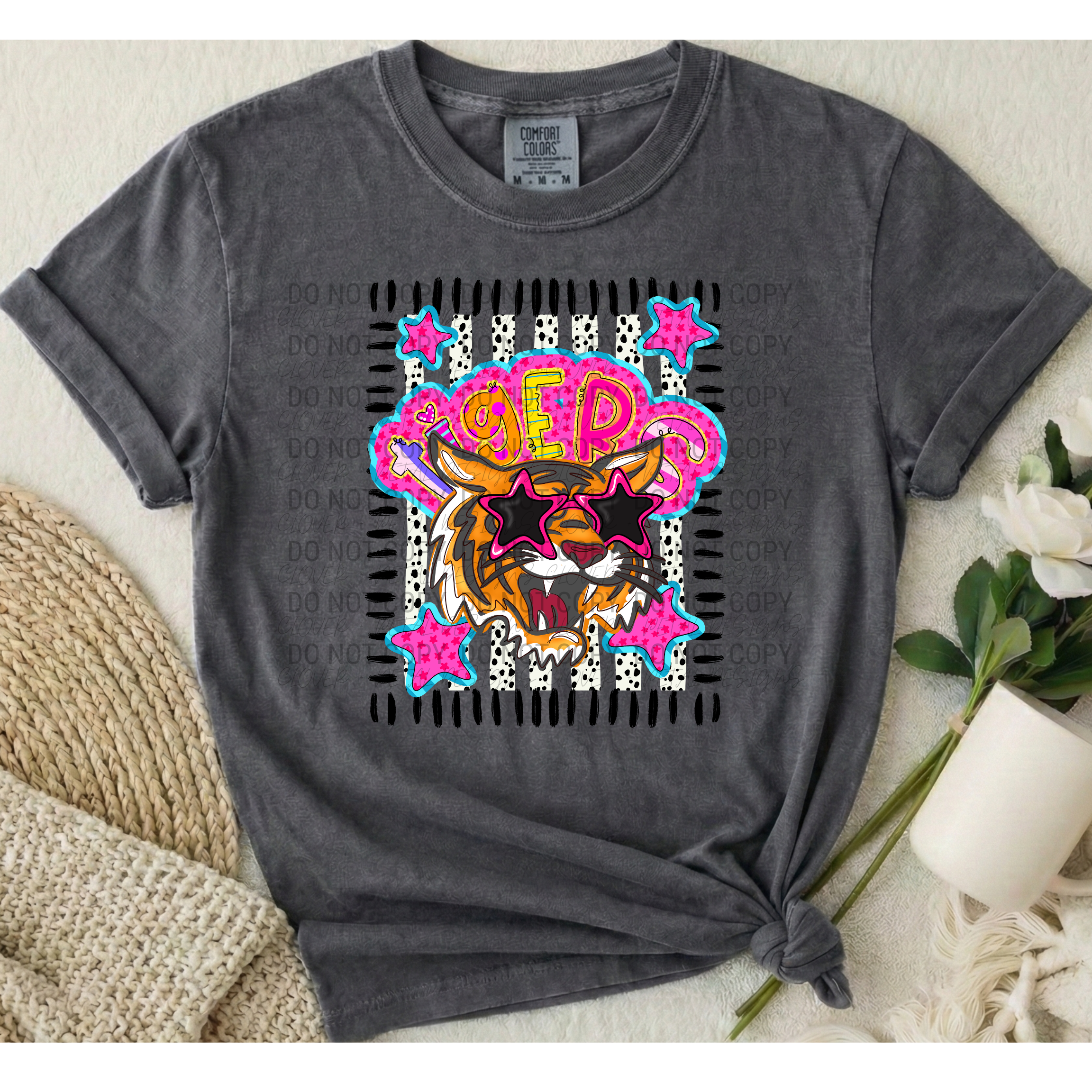 Doodle Dalmatian Mascot | Comfort Colors | 9018 Youth Tee