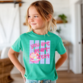 Cute Bear Kids Shirt Youth Graphic Tee Pearl-fect Pun Design Soft Comfort Colors Cotton Blend Pastel Pink Purple Striped Background Pearl Illustration Perfect Birthday Gift Children Clothing Everyday Casual Wear School Outfit Premium