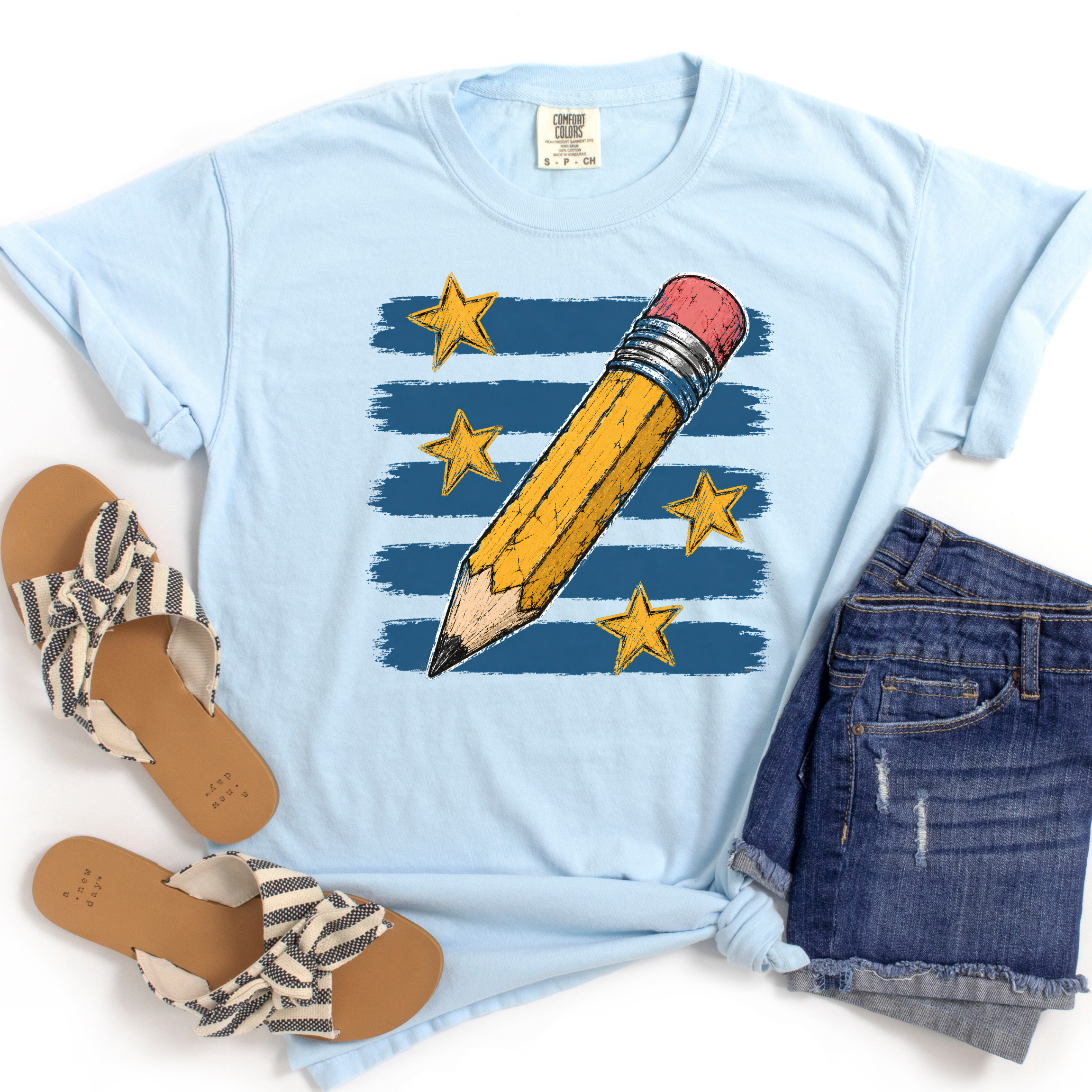 Teacher Pencil| Comfort Colors | 1717