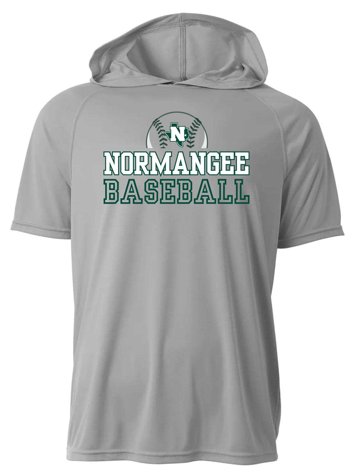 YOUTH Custom Baseball w/Ball | A4 Short Sleeve Hoodie NB3408
