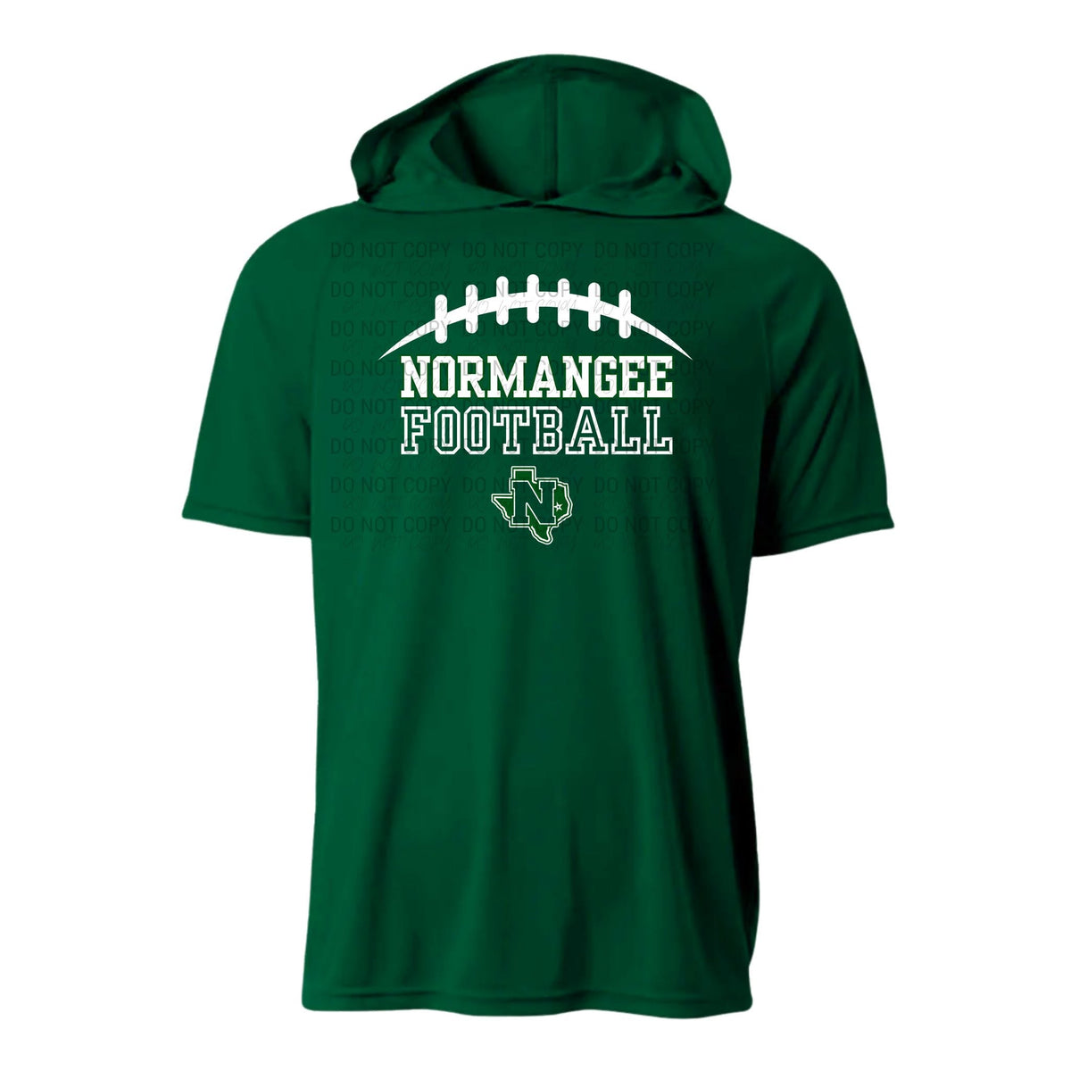 YOUTH Custom Football | A4 Short Sleeve Hoodie NB3408
