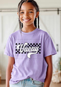 Checkered Vacay | Comfort Colors | 9018 Youth Tee