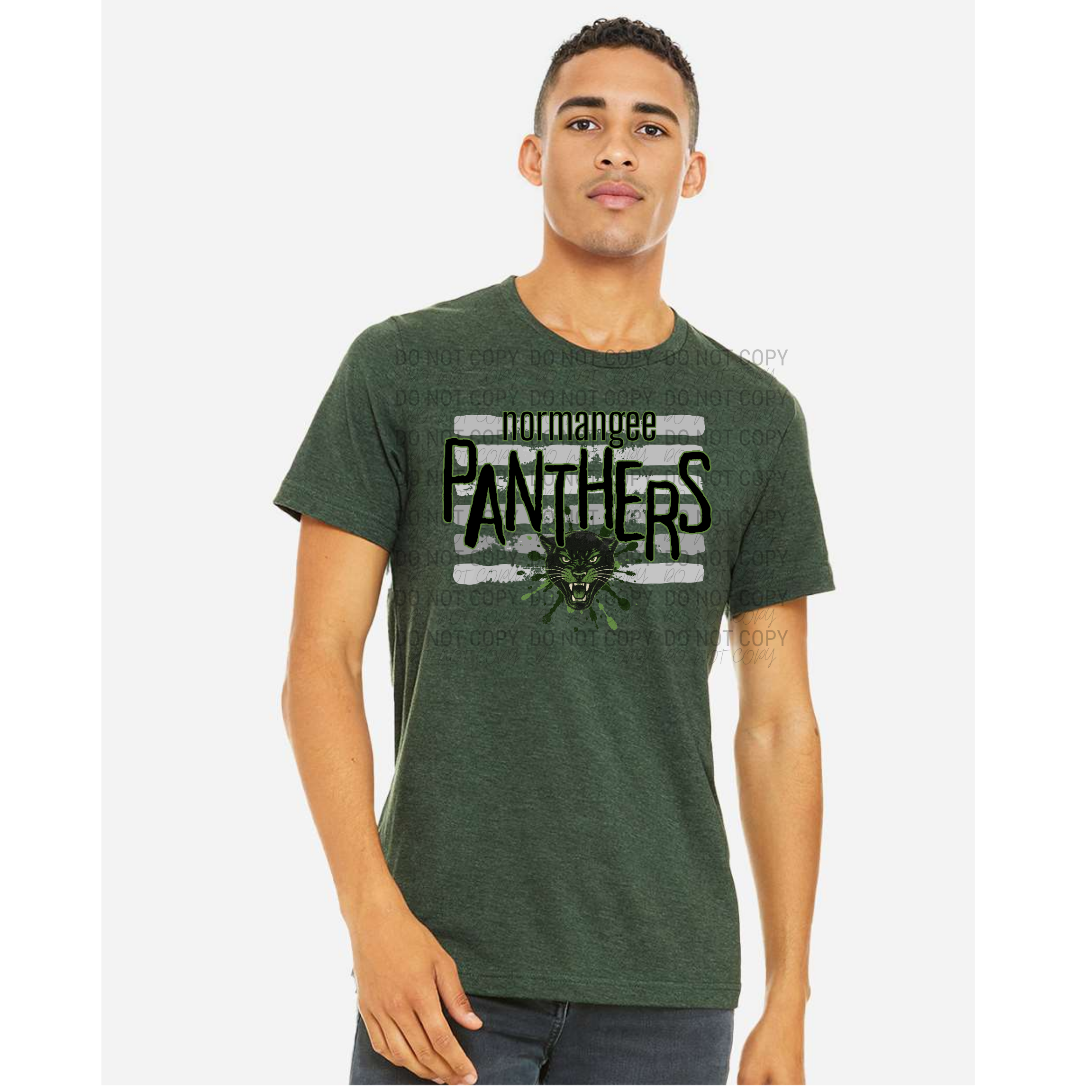 Graffiti Normangee Panthers | Bella Canvas | 3001