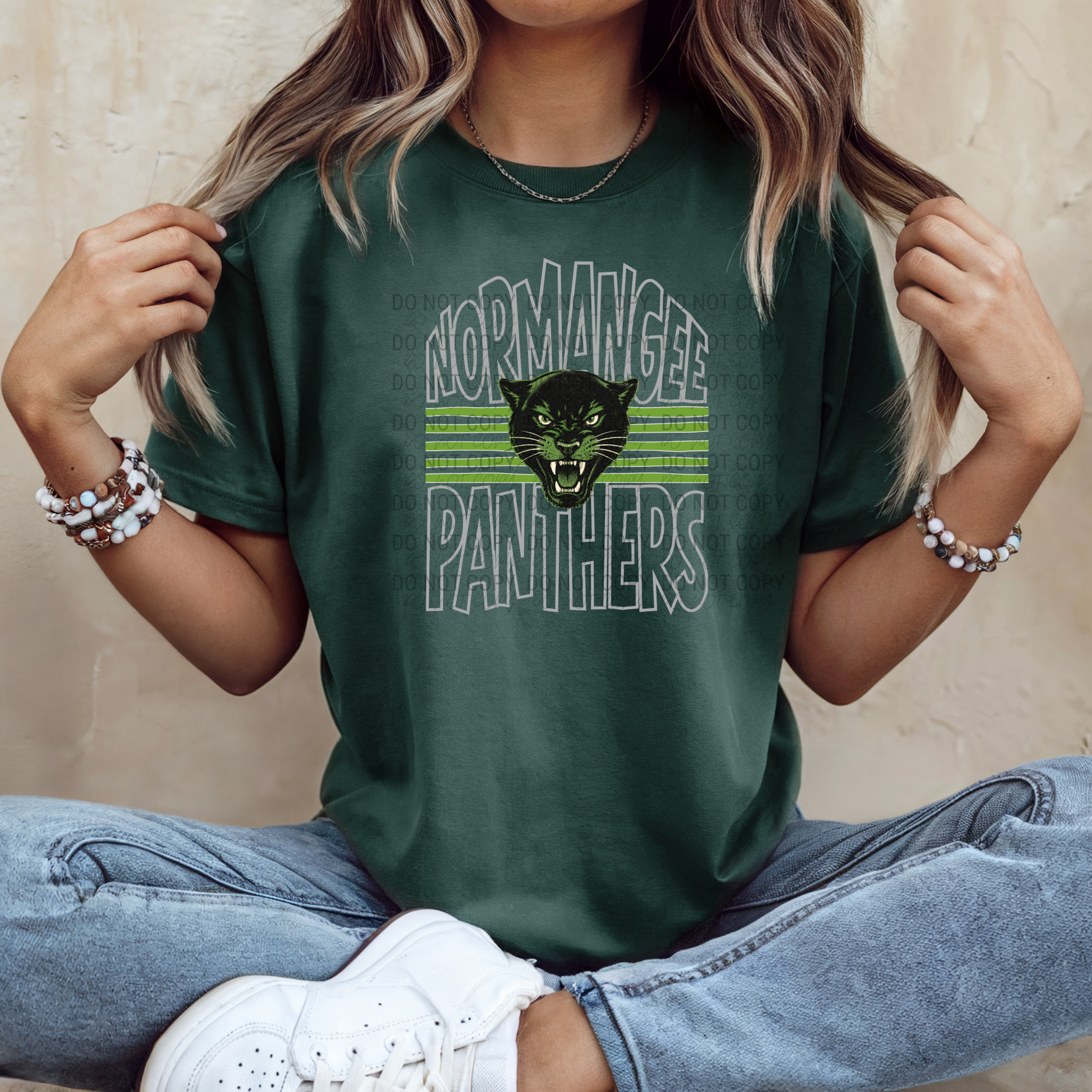 Split Normangee Panthers | Bella Canvas | 3001