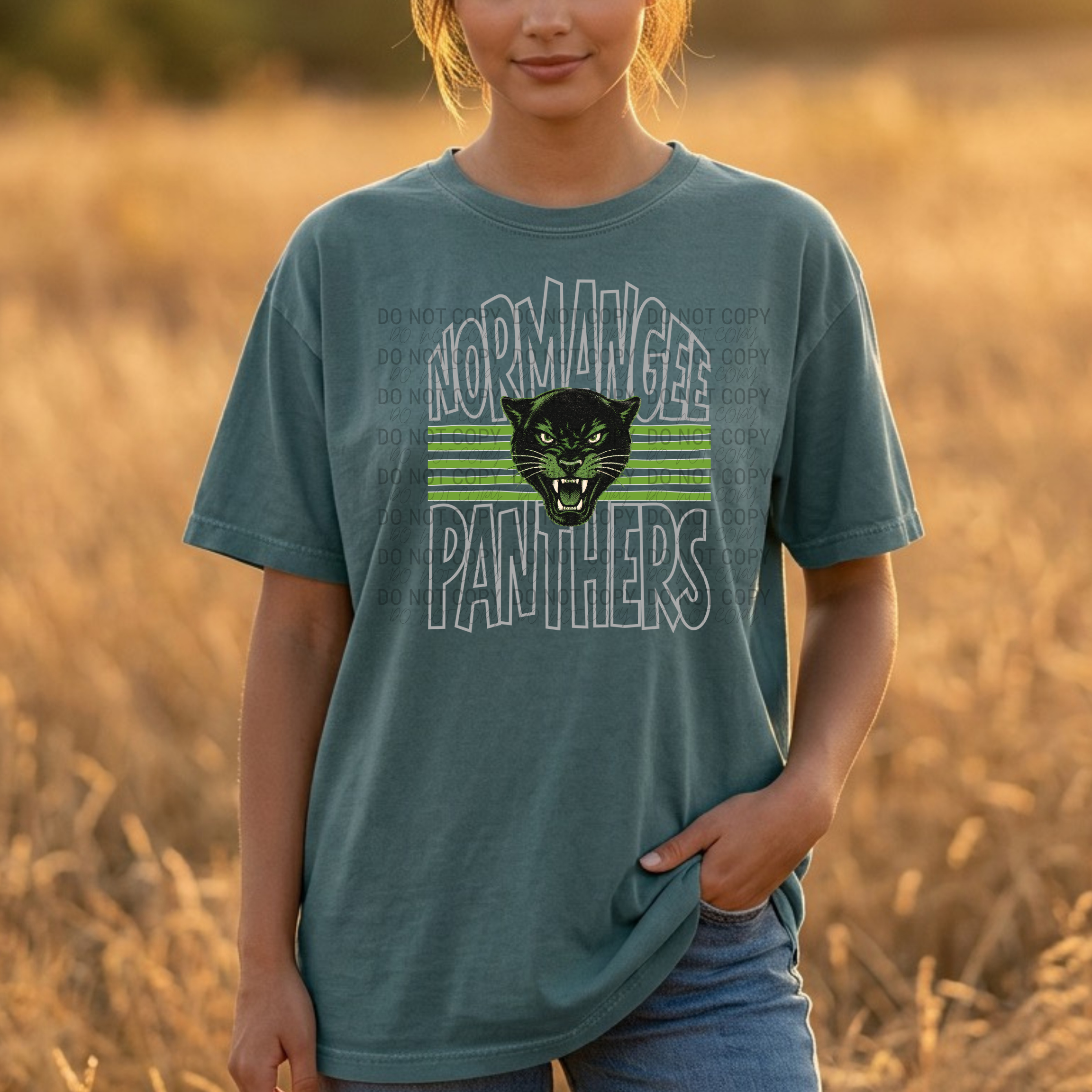 Split Normangee Panthers | Comfort Colors | 1717