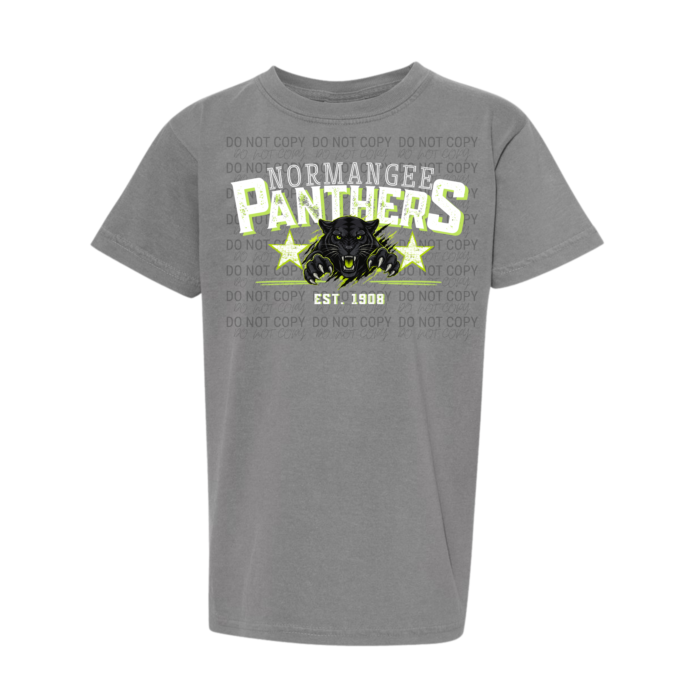 Normangee Panthers 1908 | Comfort Colors | 9018 Youth Tee