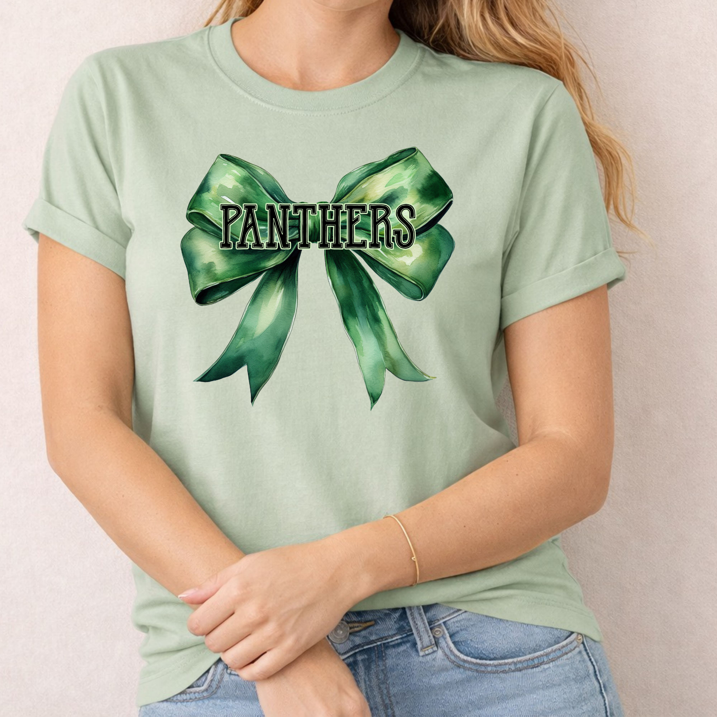 Panthers Bow | Comfort Colors | 1717