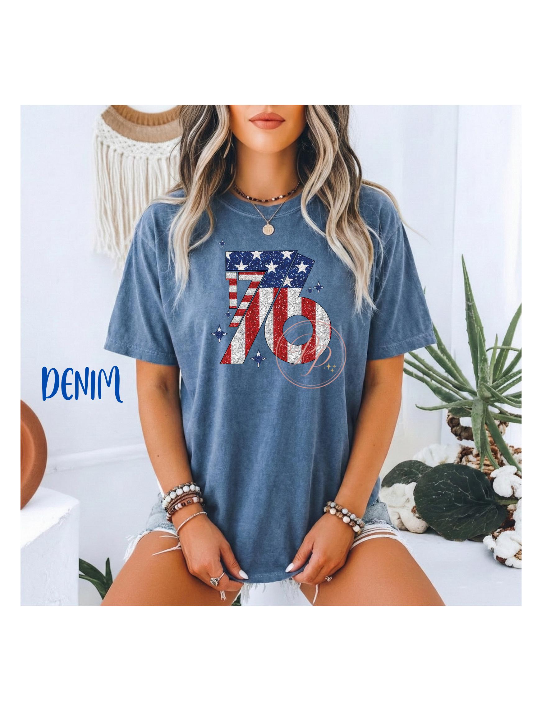 1776 Faux Glitter | Comfort Colors | Tank or Tee