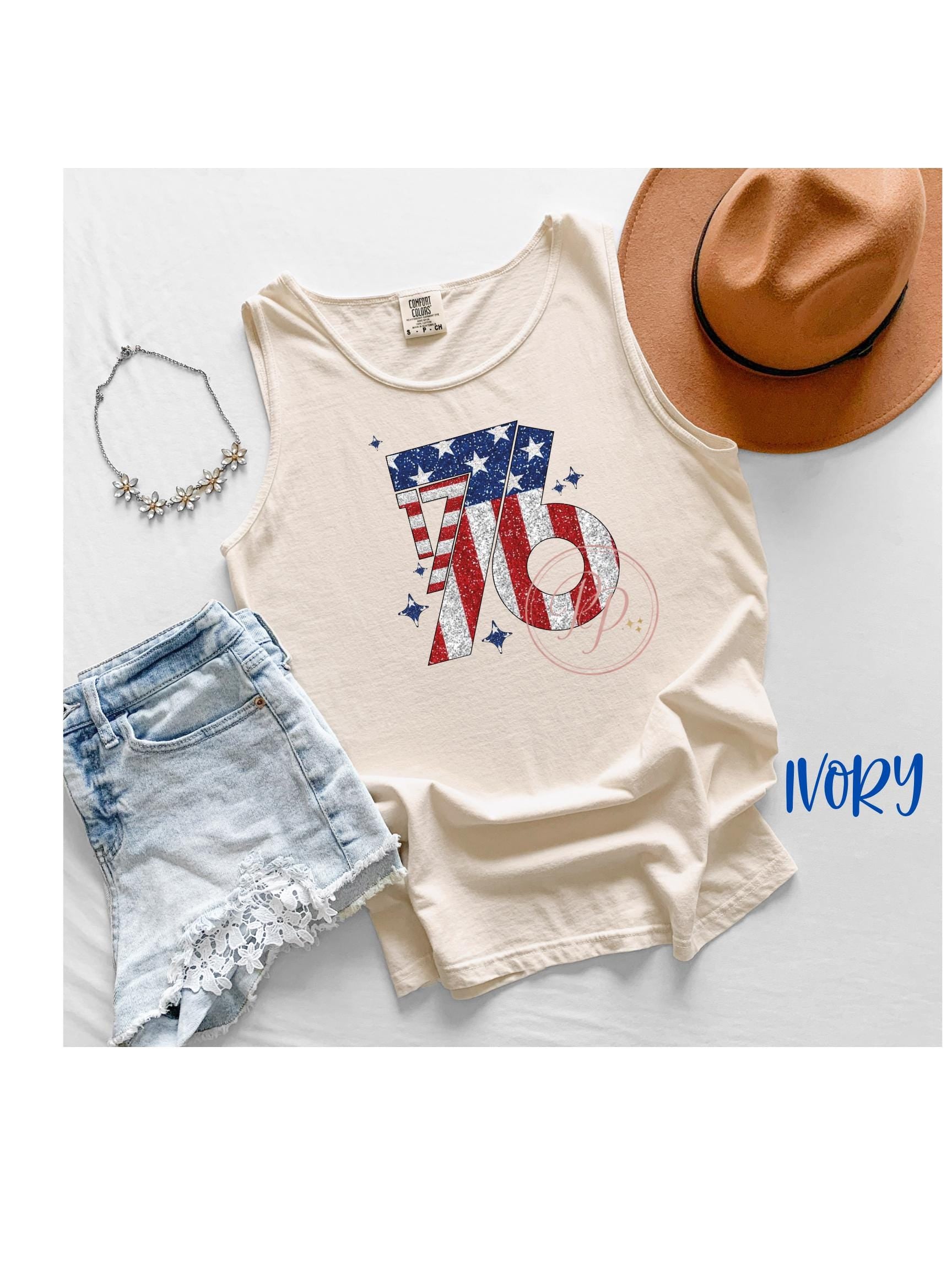 1776 Faux Glitter | Comfort Colors | Tank or Tee