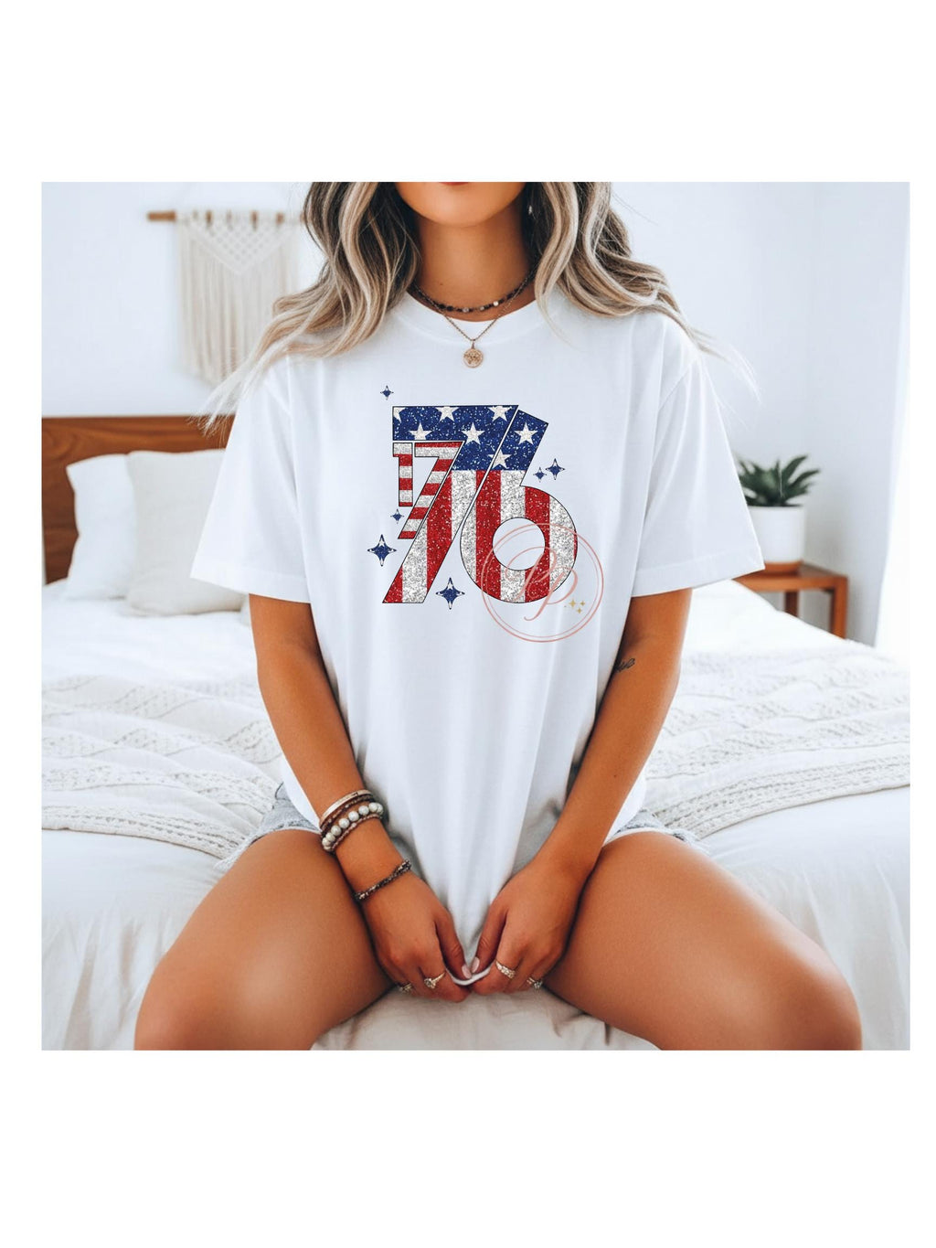 1776 Patriotic Shirt Historical American Pride Tee Stars And Stripes Design Faux Glitter Graphic Tee Independence Day Celebration Shirt Fourth Of July Outfit Essential Memorial Day Clothing Vintage Americana Style Comfortable Casual Wear