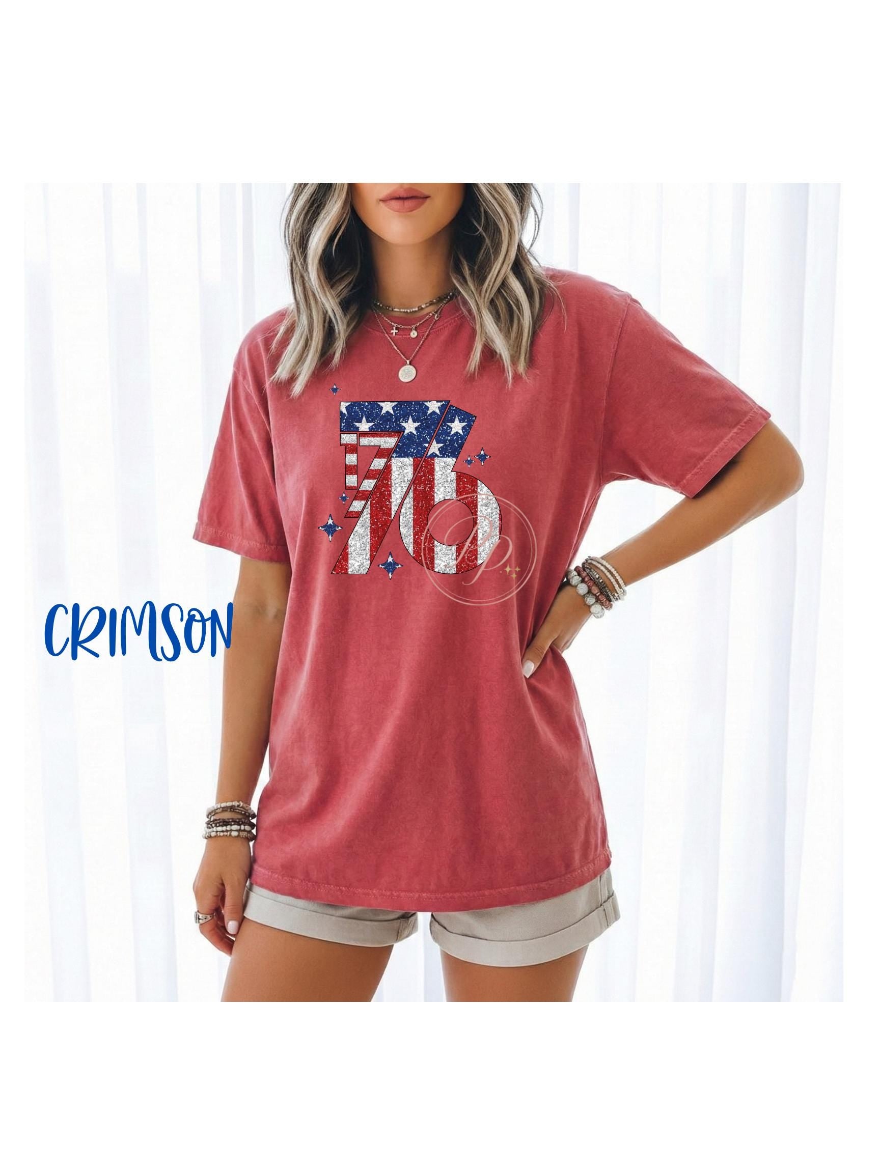 1776 Faux Glitter | Comfort Colors | Tank or Tee